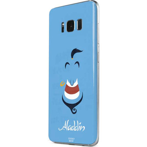 Disney Aladdin Genie Outline Art Galaxy S8 Plus Skin